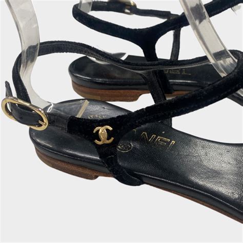 chanel velvet flip flops|Chanel sandals official website.